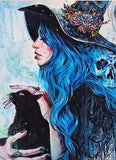 Woman And Cat