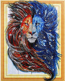 Lion Embroidery