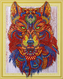 Wolf Embroidery