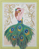 Peacock Lady Embroidery