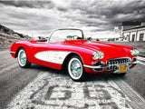 Vintage Red Car